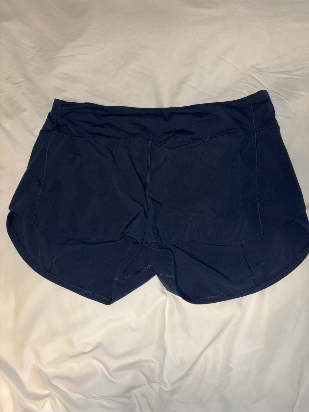 lululemon athletica Navy Running Shorts with Wide Waistband